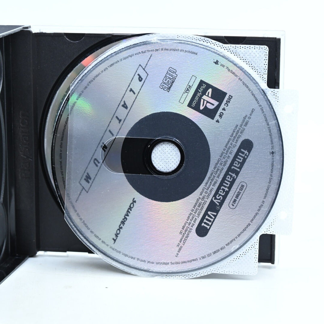 Final Fantasy VIII - Sony Playstation 1 / PS1 Game + Manual - PAL - MINT DISC!