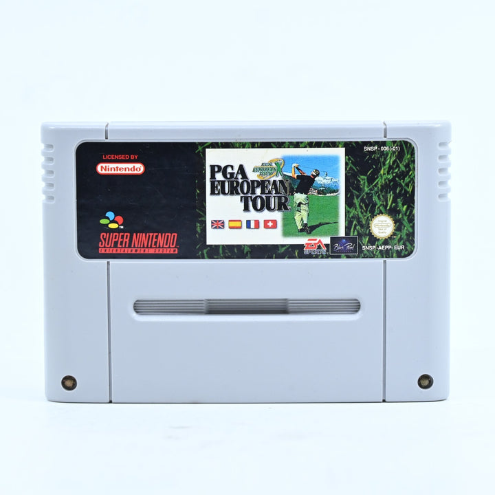 PGA European Tour - Super Nintendo / SNES Game - PAL - FREE POST!