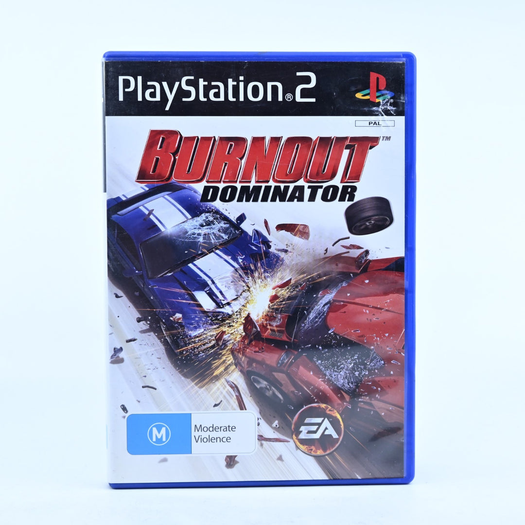 Burnout Dominator - Sony Playstation 2 / PS2 Game + Manual - PAL - MINT DISC!