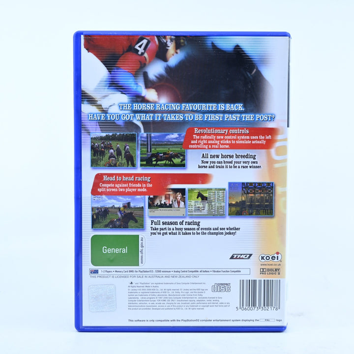 G1 Jockey 4 - Sony Playstation 2 / PS2 Game + Manual - PAL - MINT DISC!