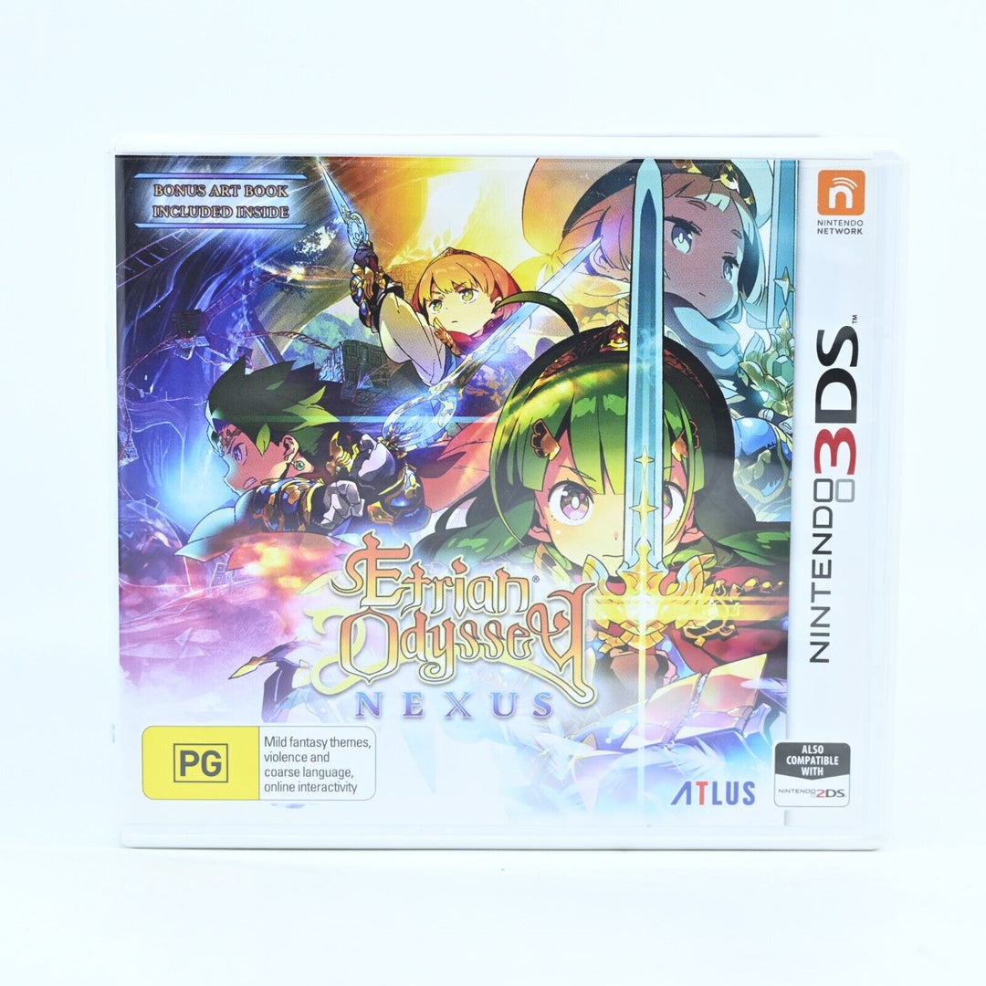 Etrian Odyssey Nexus - Nintendo 3DS Game - PAL + Manual - FREE POST!