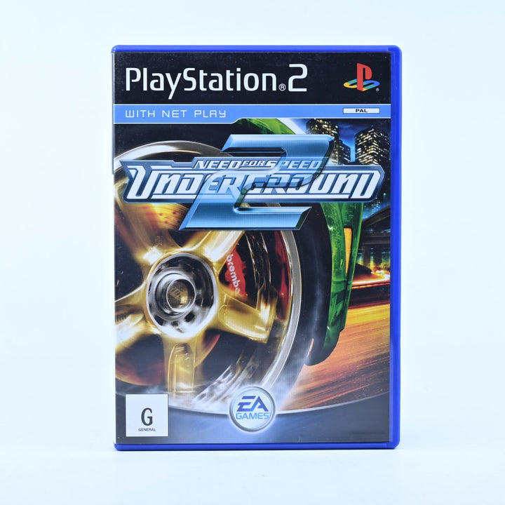 Need for Speed: Underground 2 - Sony Playstation 2 / PS2 Game + Manual - PAL
