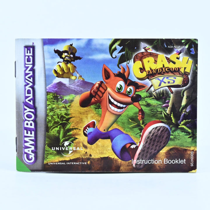 Crash Bandicoot XS - Nintendo Gameboy Advance / GBA Boxed Game - FREE POST!