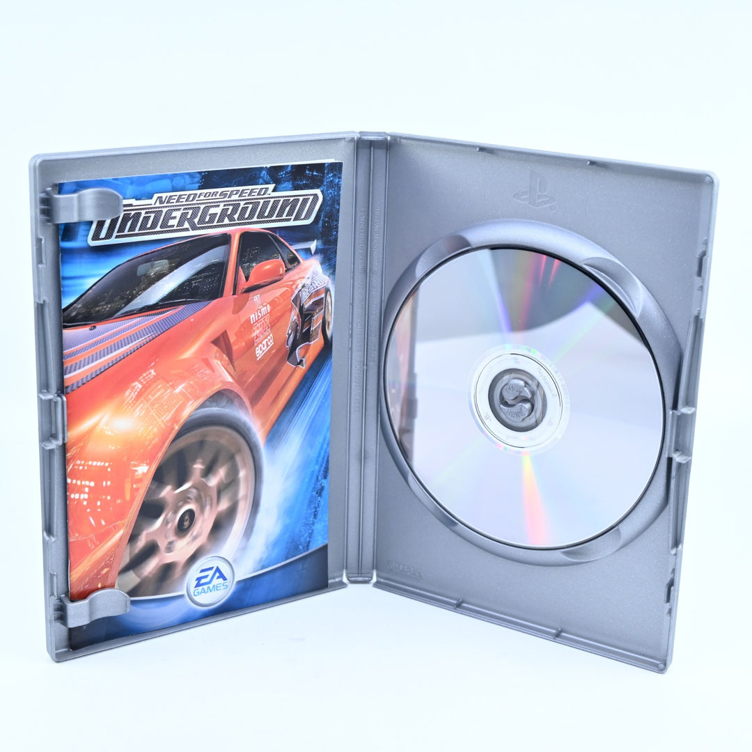 Need for Speed: Underground - Sony Playstation 2 / PS2 Game + Manual - PAL