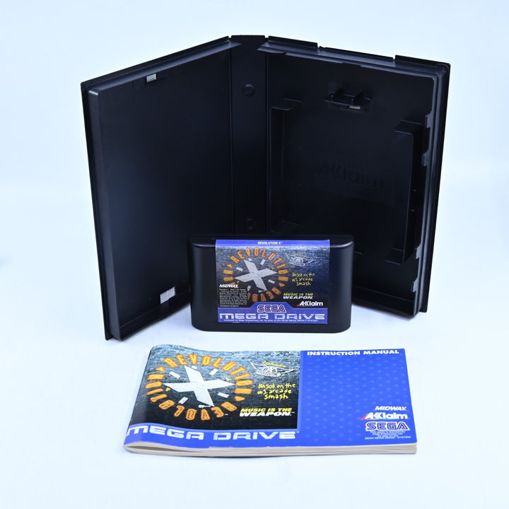 Revolution X - Sega Mega Drive Game + Manual - PAL - FREE POST!