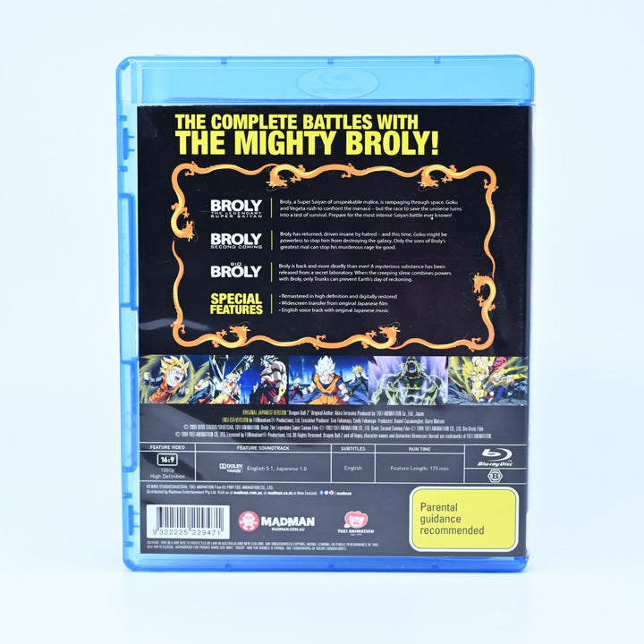 Dragon Ball Z: Broly Movie Collection - Anime Blu-Ray - Region B PAL