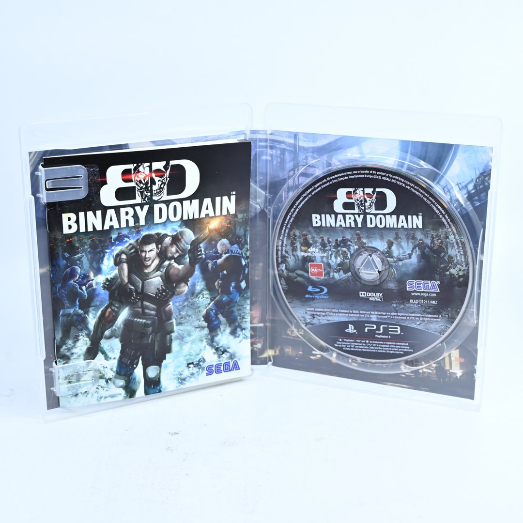 Binary Domain - Sony Playstation 3 / PS3 Game + Manual - FREE POST!