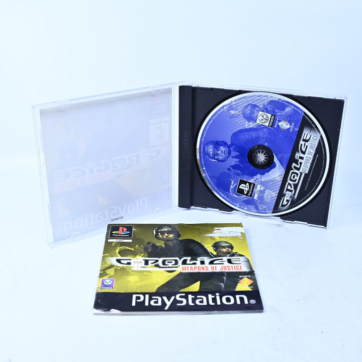 G-Police: Weapons of Justice - PS1 Game + Manual - PAL - MINT DISC!