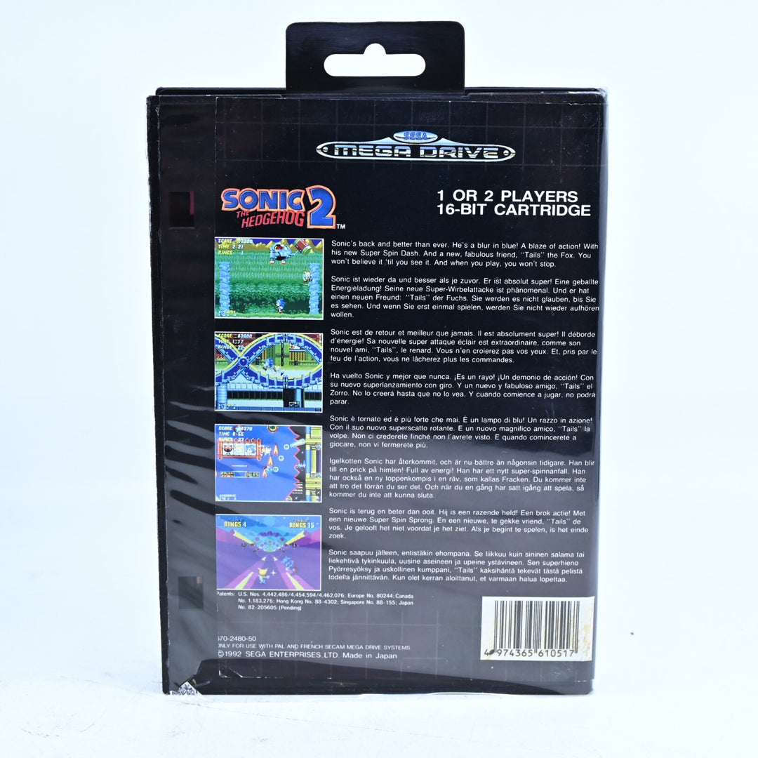 Sonic the Hedgehog 2 - Sega Mega Drive Game - No Manual - PAL - FREE POST!
