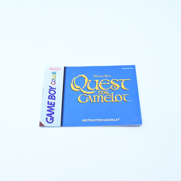 Quest for Camelot - Nintendo Gameboy Color Boxed Game + Manual - PAL