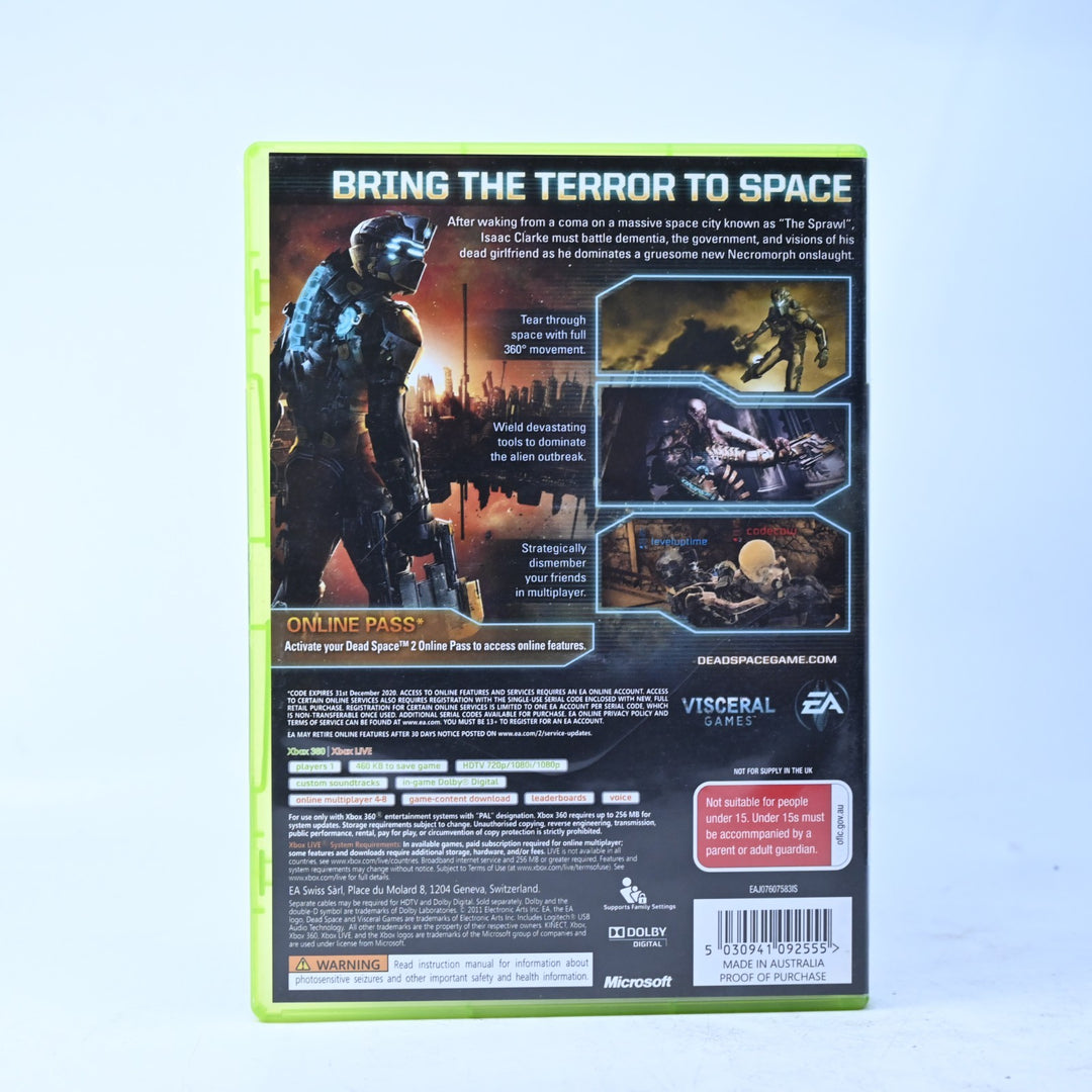 Dead Space 2 - Xbox 360 Game + Manual - PAL - MINT DISC!