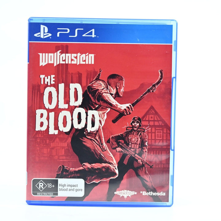 Wolfenstein: The Old Blood - Sony Playstation 4 / PS4 Game - MINT DISC!