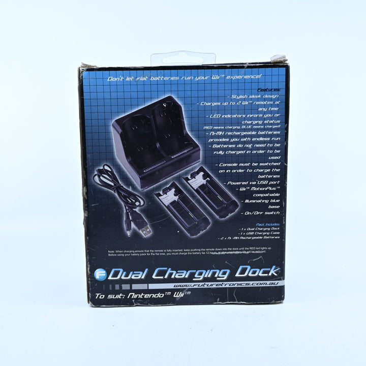 SEALED! Dual Charging Dock for Nintendo Wii Futuretronics Nintendo Wii Accessory