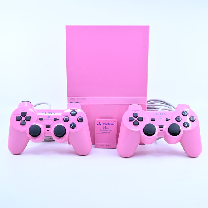 Pink Sony Playstation 2/ PS2 Slim Console - AUS PAL + HDMI + CONVERTER FREE POST
