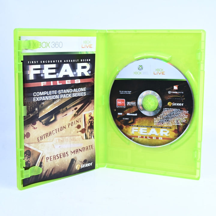 Fear Files - Xbox 360 Game + Manual - PAL - MINT DISC!