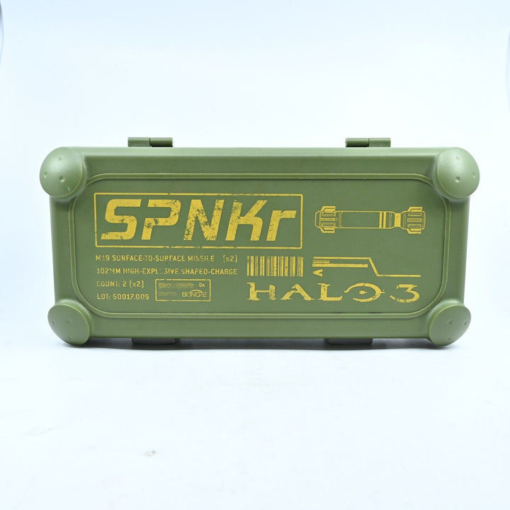 RARE! Halo 3 SPNKr Green Missile Box - BOX ONLY - Xbox 360 Accessory - FREE POST