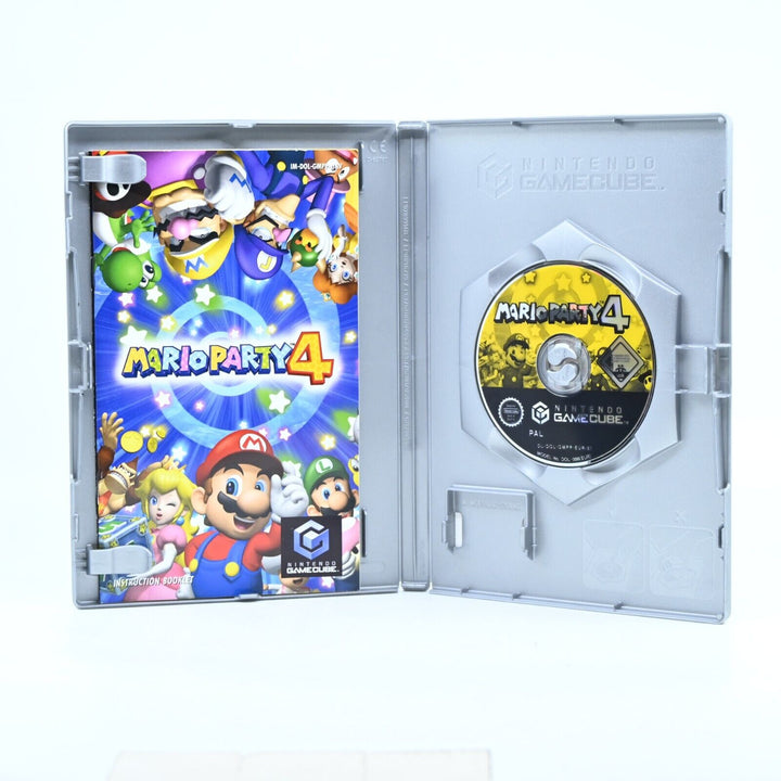 Mario Party 4 - Nintendo Gamecube Game + Manual - PAL - FREE POST!