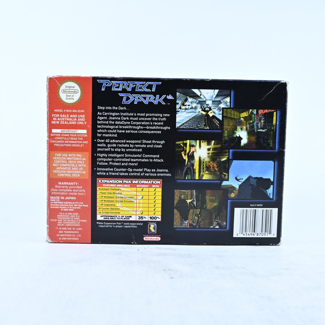 Perfect Dark - N64 / Nintendo 64 Boxed Game - PAL - FREE POST!