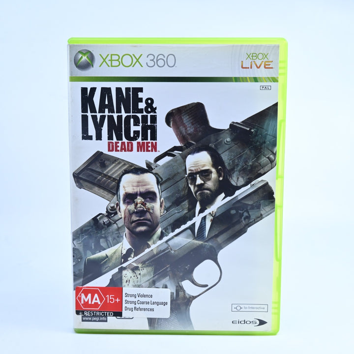 Kane & Lynch: Dead Men - Xbox 360 Game + Manual - PAL - MINT DISC!