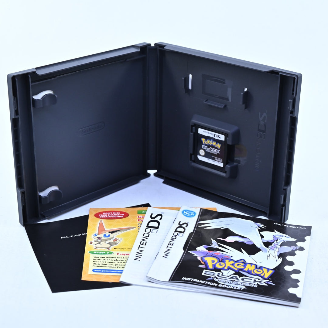 Pokemon Black Version - Nintendo DS Game - AUS PAL + Manual - FREE POST!