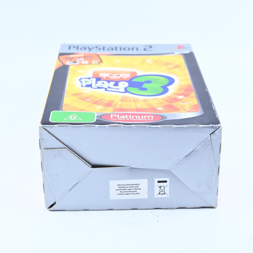 EyeToy Play 3 Camera Bundle - Sony Playstation 2 / PS2 Game + Manual - PAL