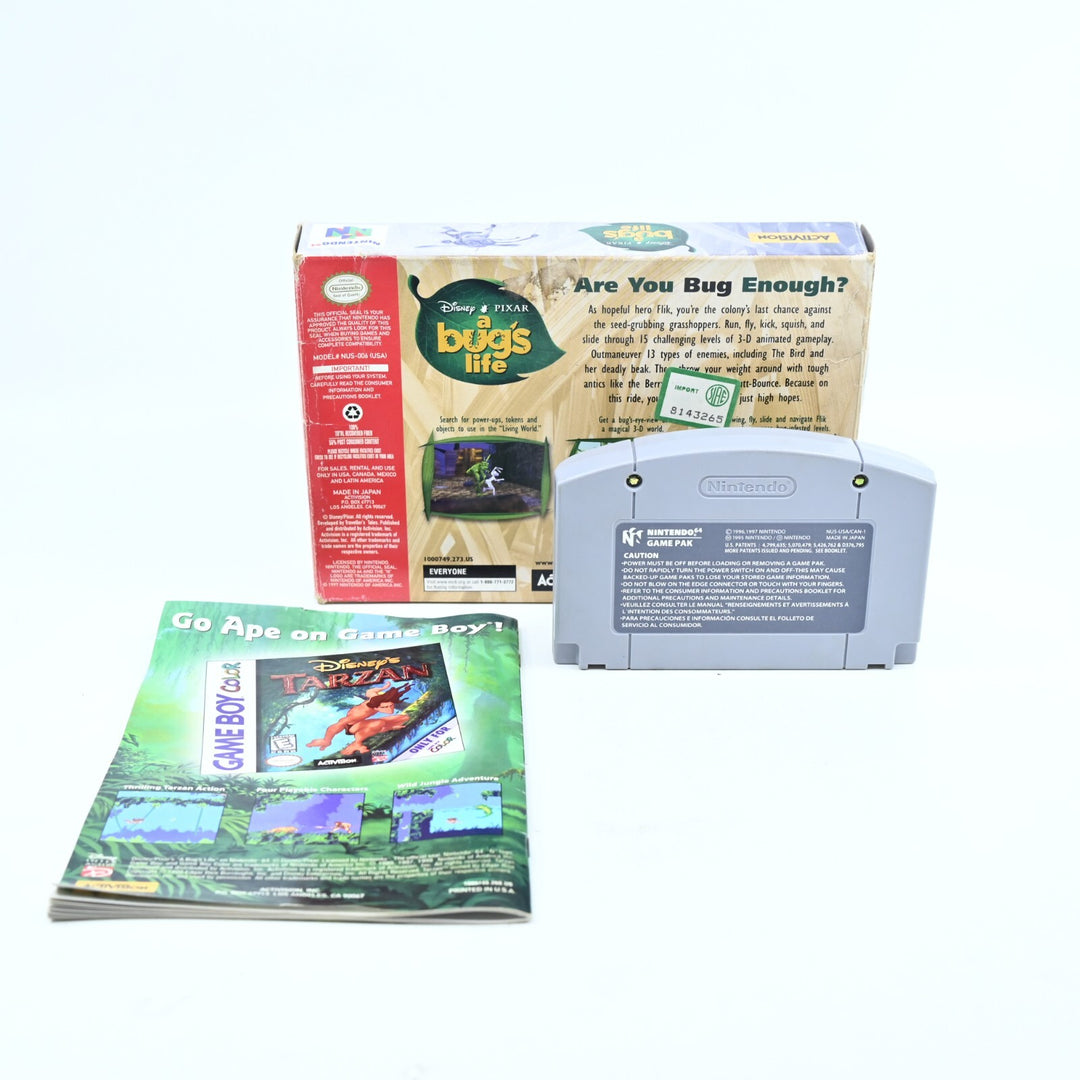 A Bug's Life - N64 / Nintendo 64 Boxed Game - NTSC-U/C - FREE POST!
