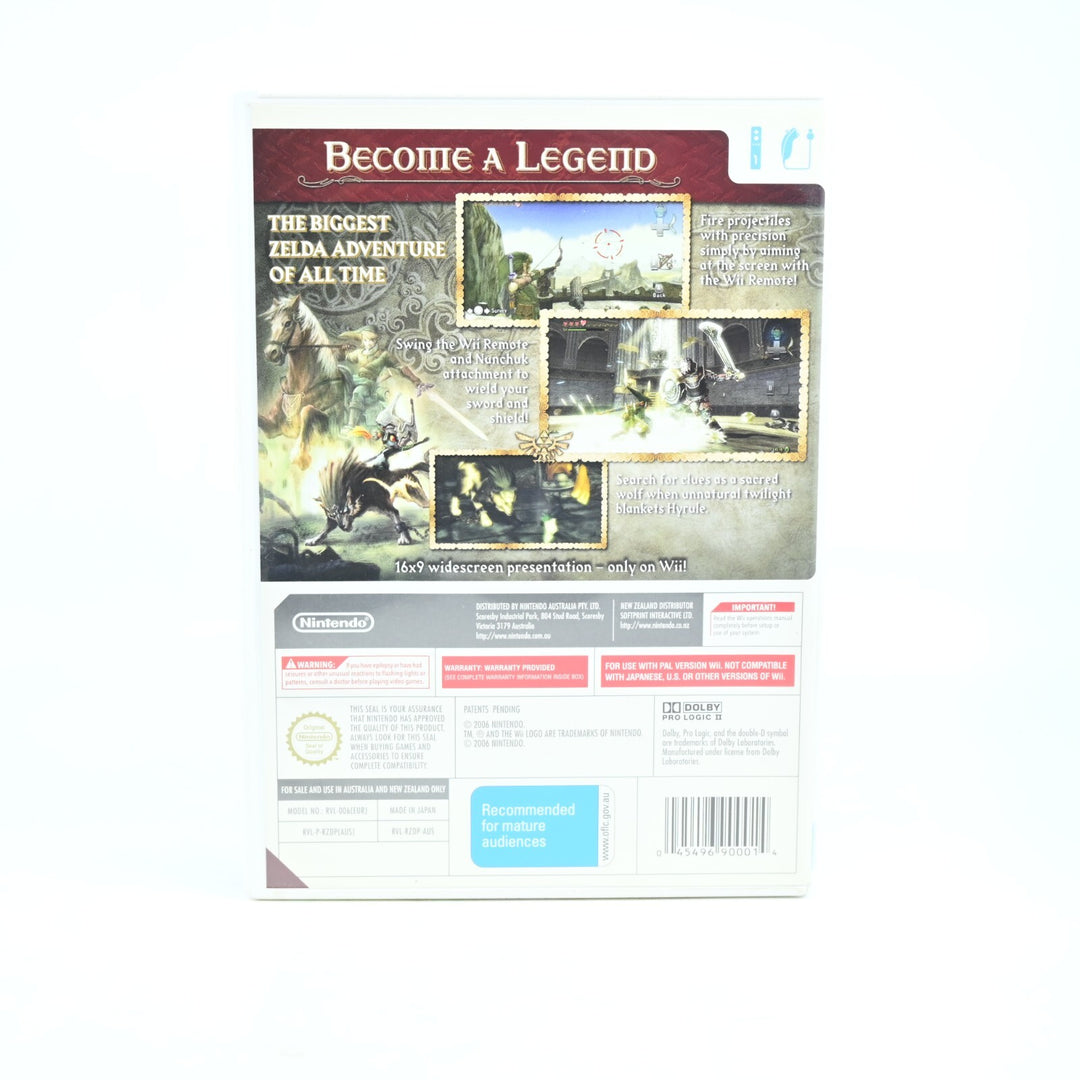 The Legend of Zelda: Twilight Princess - Nintendo Wii Game + Manual - PAL