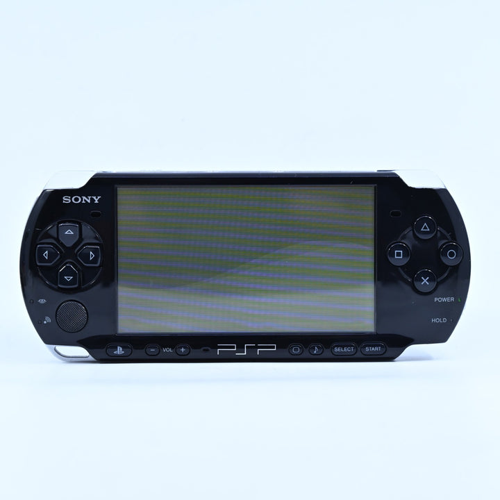 Black Sony PSP Console - PSP-3002 - 3000 + NEW BATTERY! + SD Card - FREE POST!