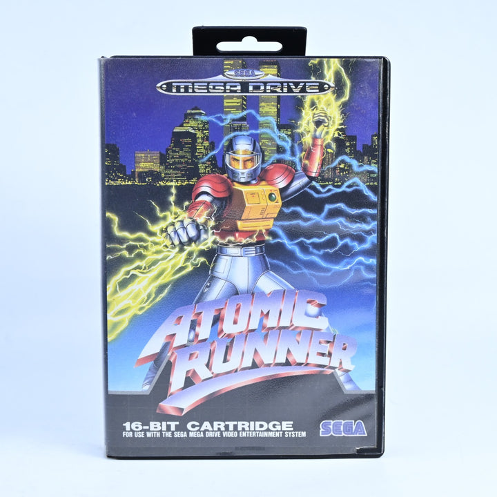 Atomic Runner - Sega Mega Drive Game + Manual - PAL - FREE POST!