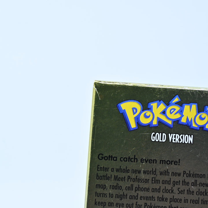 Pokemon Gold Version - Nintendo Gameboy Color Boxed Game - PAL - NEW BATTERY!