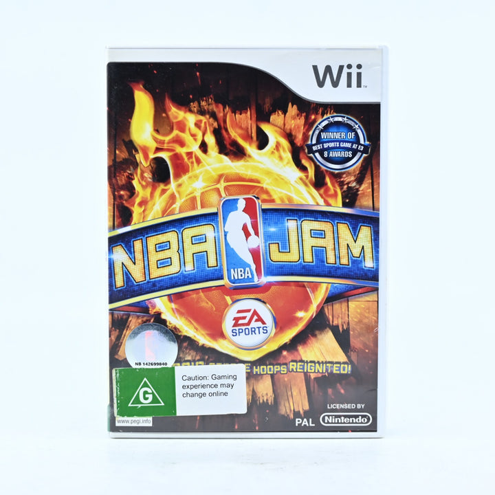 NBA Jam - Nintendo Wii Game + Manual - PAL - FREE POST!