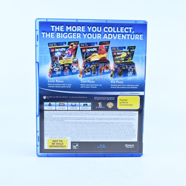 LEGO Dimensions - Sony Playstation 4 / PS4 Game - MINT DISC!
