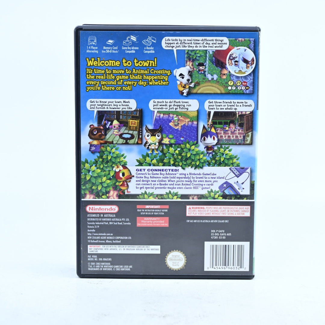 Animal Crossing - Nintendo Gamecube Game + Manual - PAL - No Memory Card