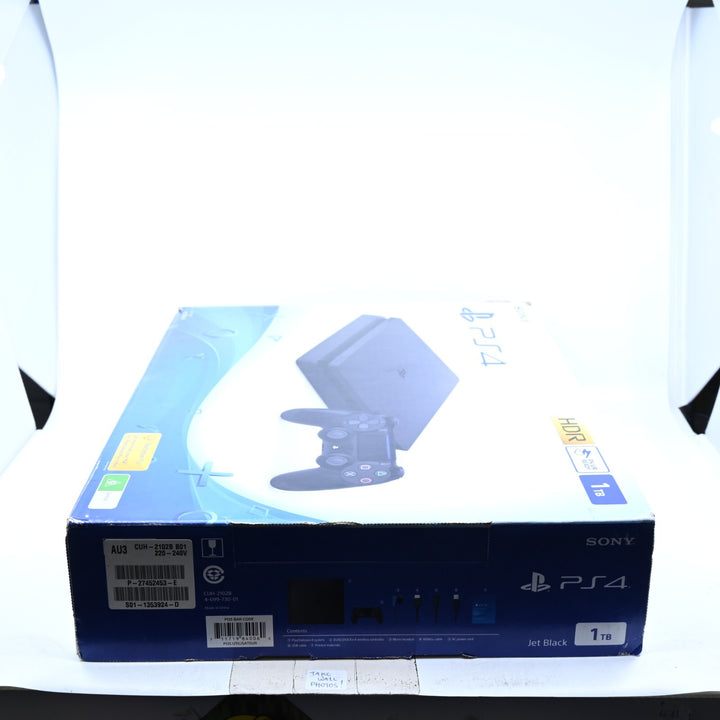 1TB Black Sony Playstation 4 Slim / PS4 Slim Boxed Console - PAL - FREE POST