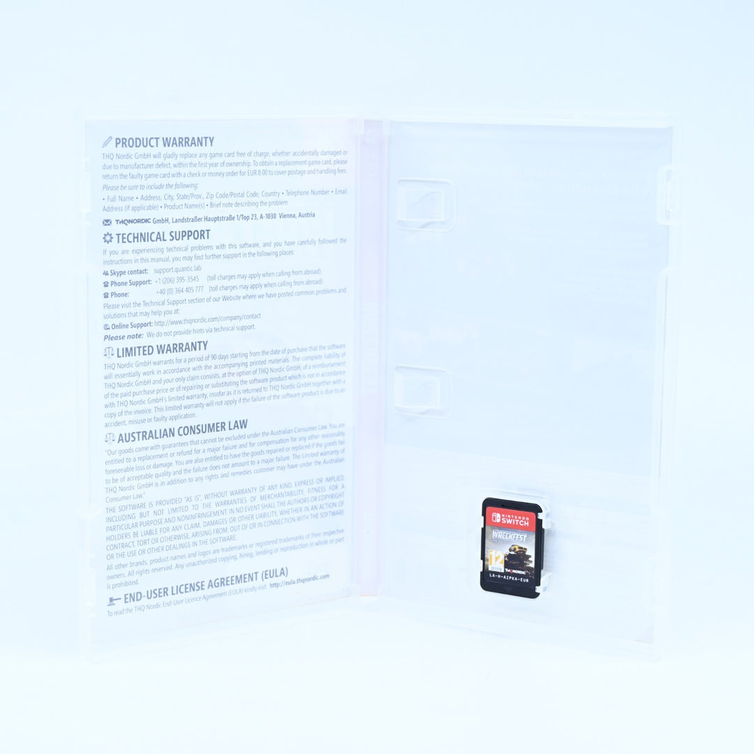 Wreckfest - Nintendo Switch Game - FREE POST!