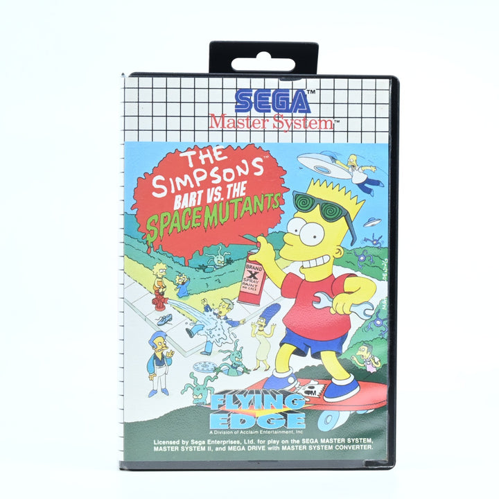 The Simpsons: Bart vs The Space Mutants - No Manual - Sega Master System Game