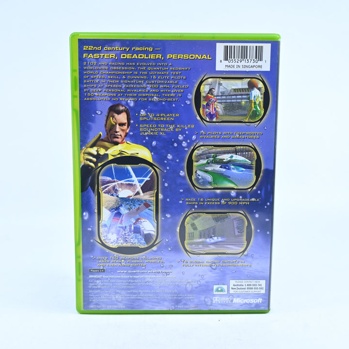 Quantum Redshift - Original Xbox Game + Manual - PAL - MINT DISC!