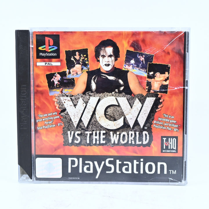 WCW vs The World - Sony Playstation 1 / PS1 Game - No Manual - PAL - MINT DISC!