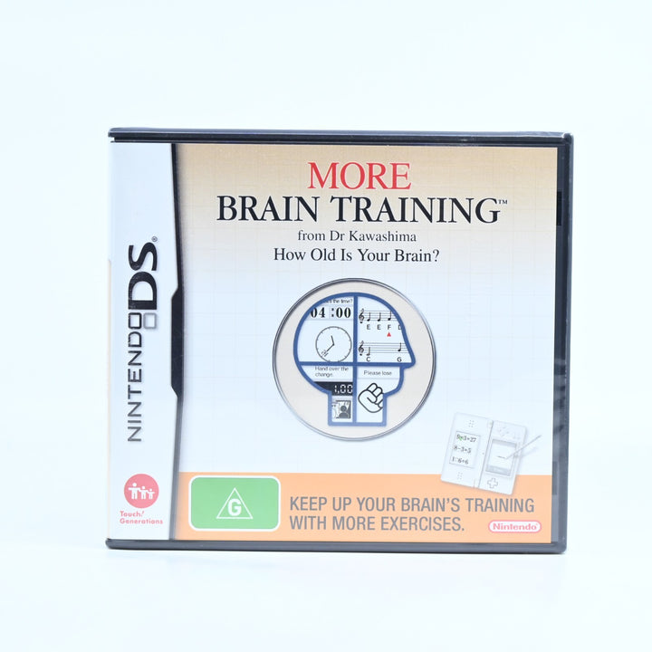 SEALED! More Brain Training - Nintendo DS Game - PAL + Manual - FREE POST!