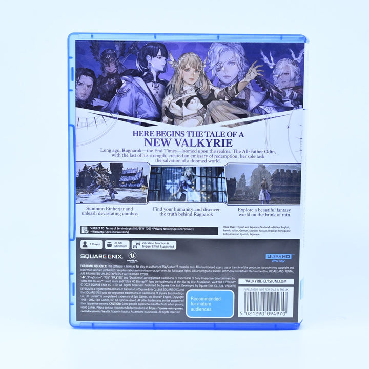 Valkyrie Elysium - Sony Playstation 5 / PS5 Game - FREE POST!