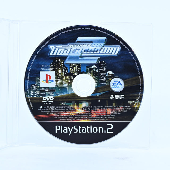 Need for Speed: Underground 2 - PS2 Game - Disc Only - PAL - MINT DISC!