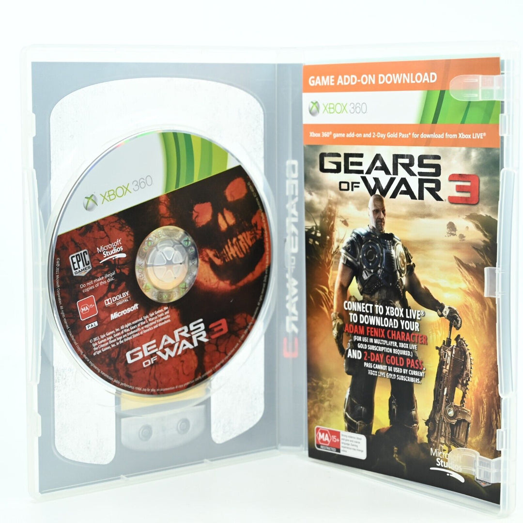 Gears of War 3 - Limited Edition - Xbox 360 Game - PAL - FREE POST!