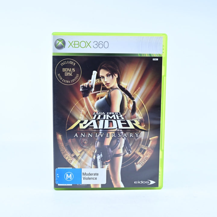 Lara Croft Tomb Raider Anniversary - Xbox 360 Game + Manual - PAL - MINT DISC!