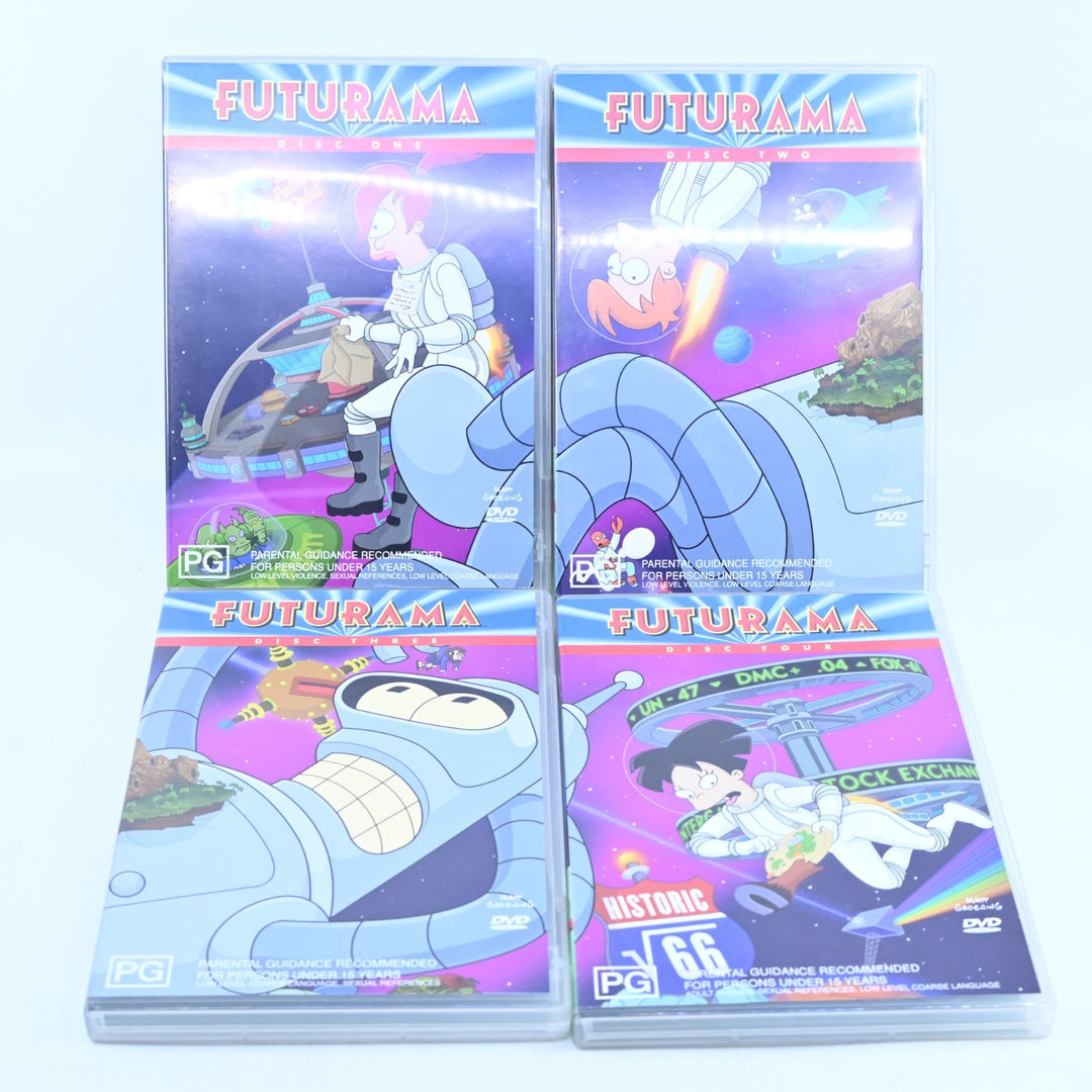 Futurama - Complete Series Seasons 1-8 + 4 Movies - Regions 1&4 - DVD