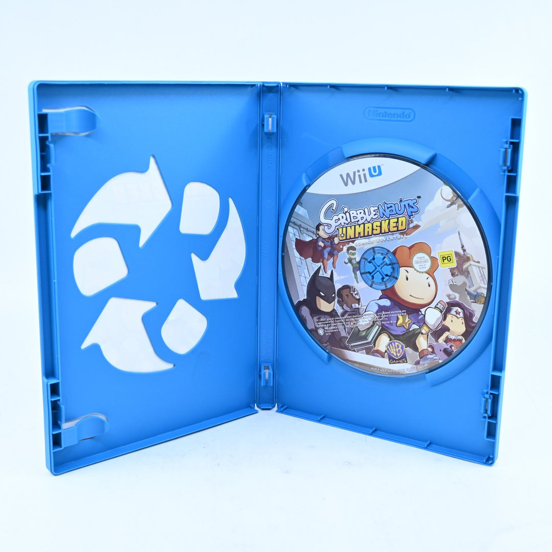Scribblenauts Unmasked - Nintendo Wii U Game - PAL - No Manual - FREE POST!