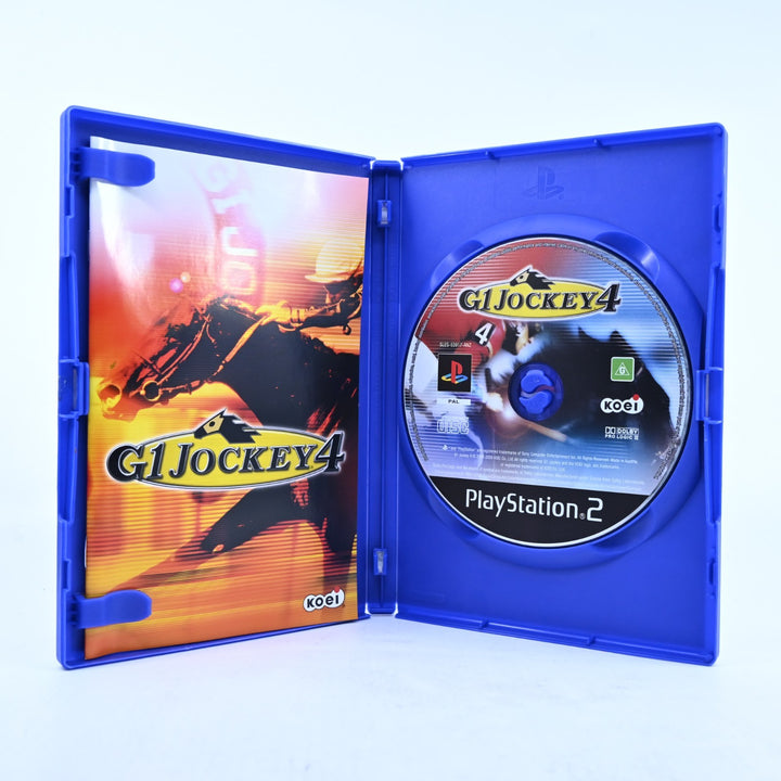 G1 Jockey 4 - Sony Playstation 2 / PS2 Game + Manual - PAL - MINT DISC!