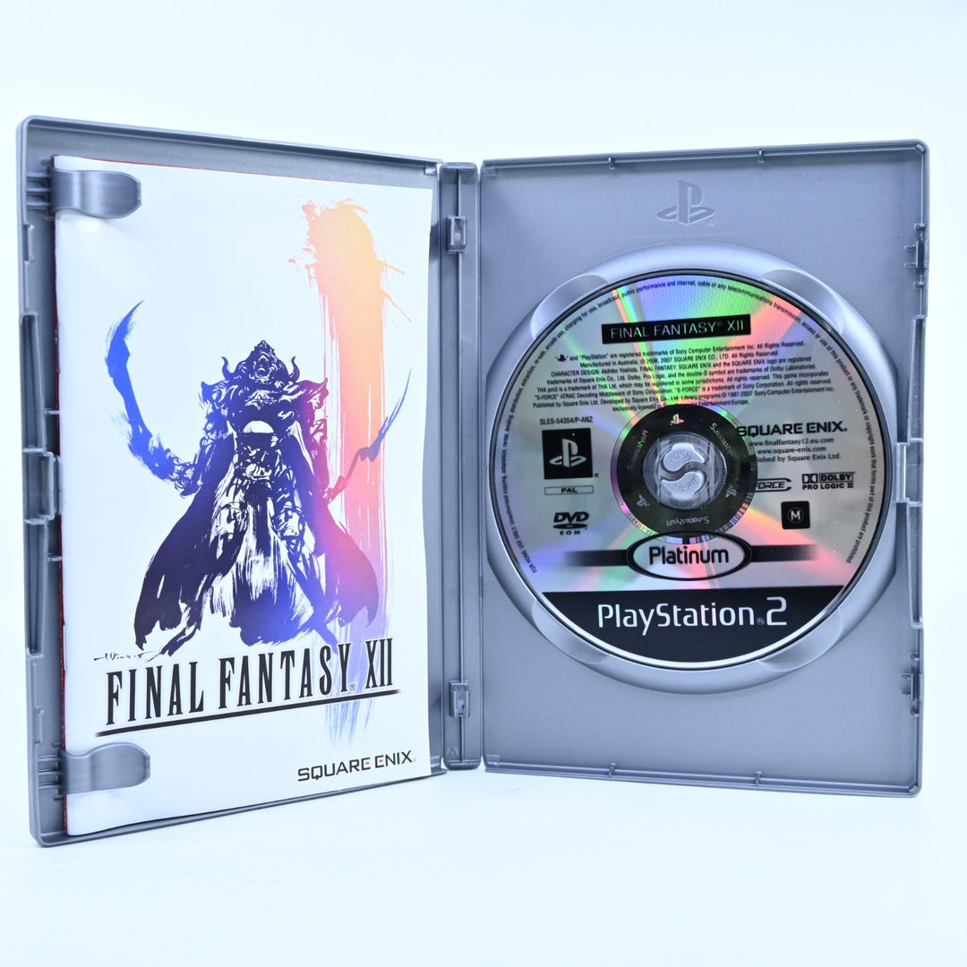 Final Fantasy XII - Sony Playstation 2 / PS2 Game + Manual - PAL - MINT DISC!
