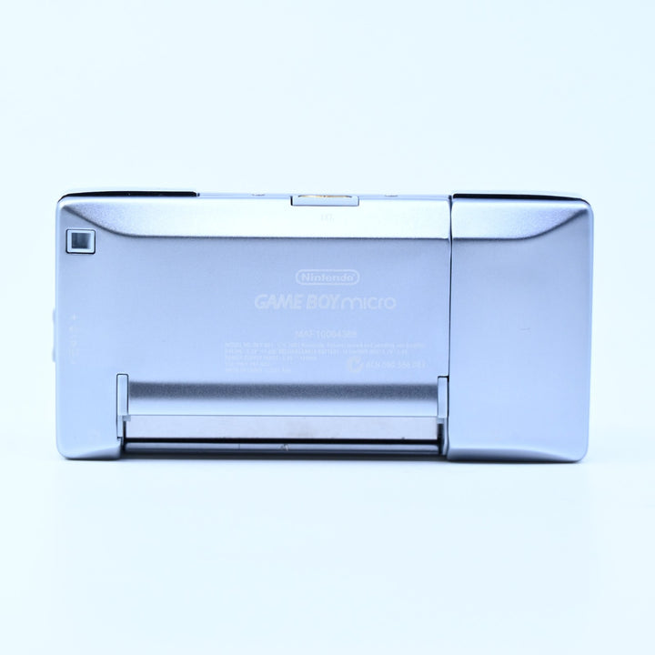 UNUSED! Silver Gameboy Micro - Nintendo Gameboy Micro Boxed Console