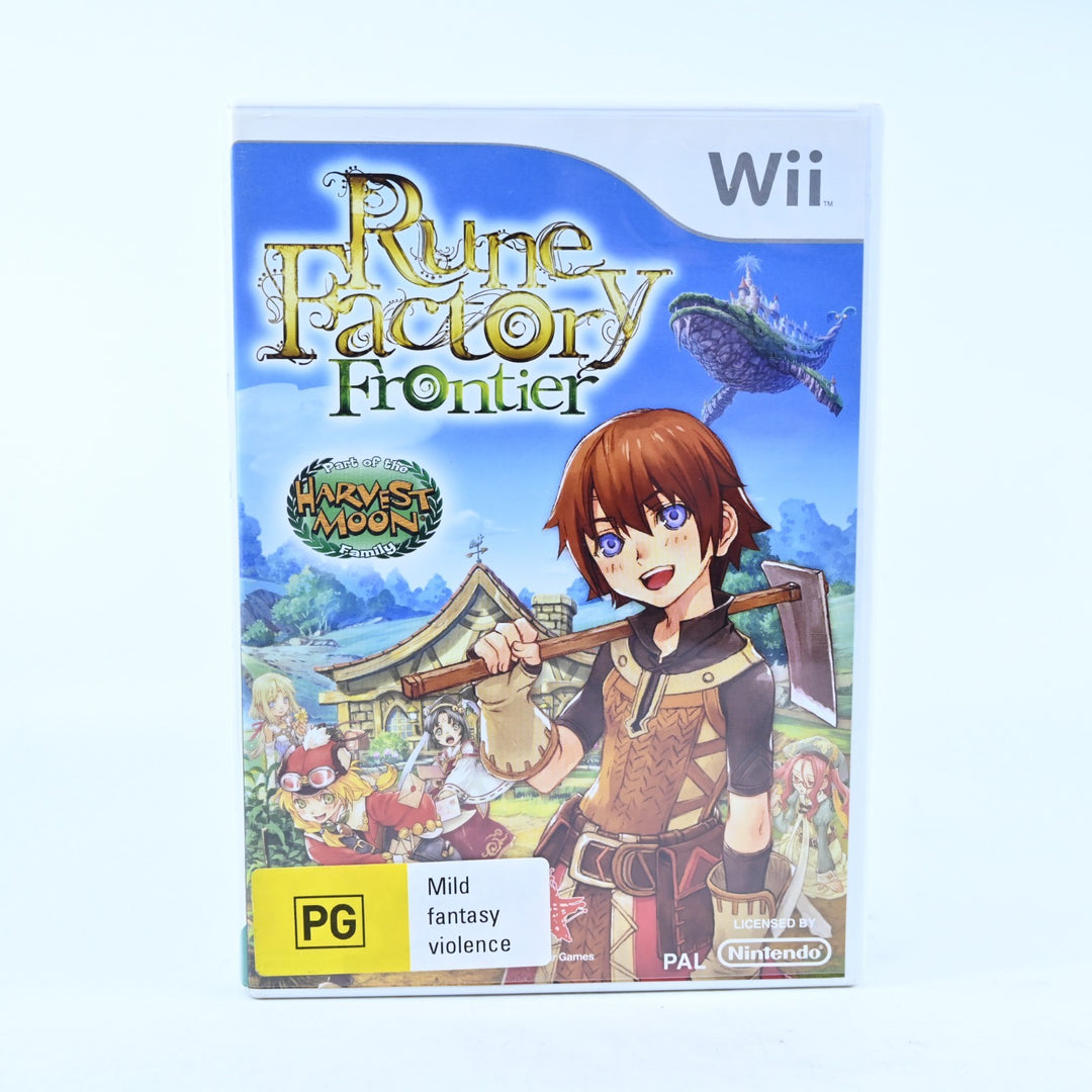 Rune Factory Frontier - Nintendo Wii Game + Manual - PAL - MINT DISC!