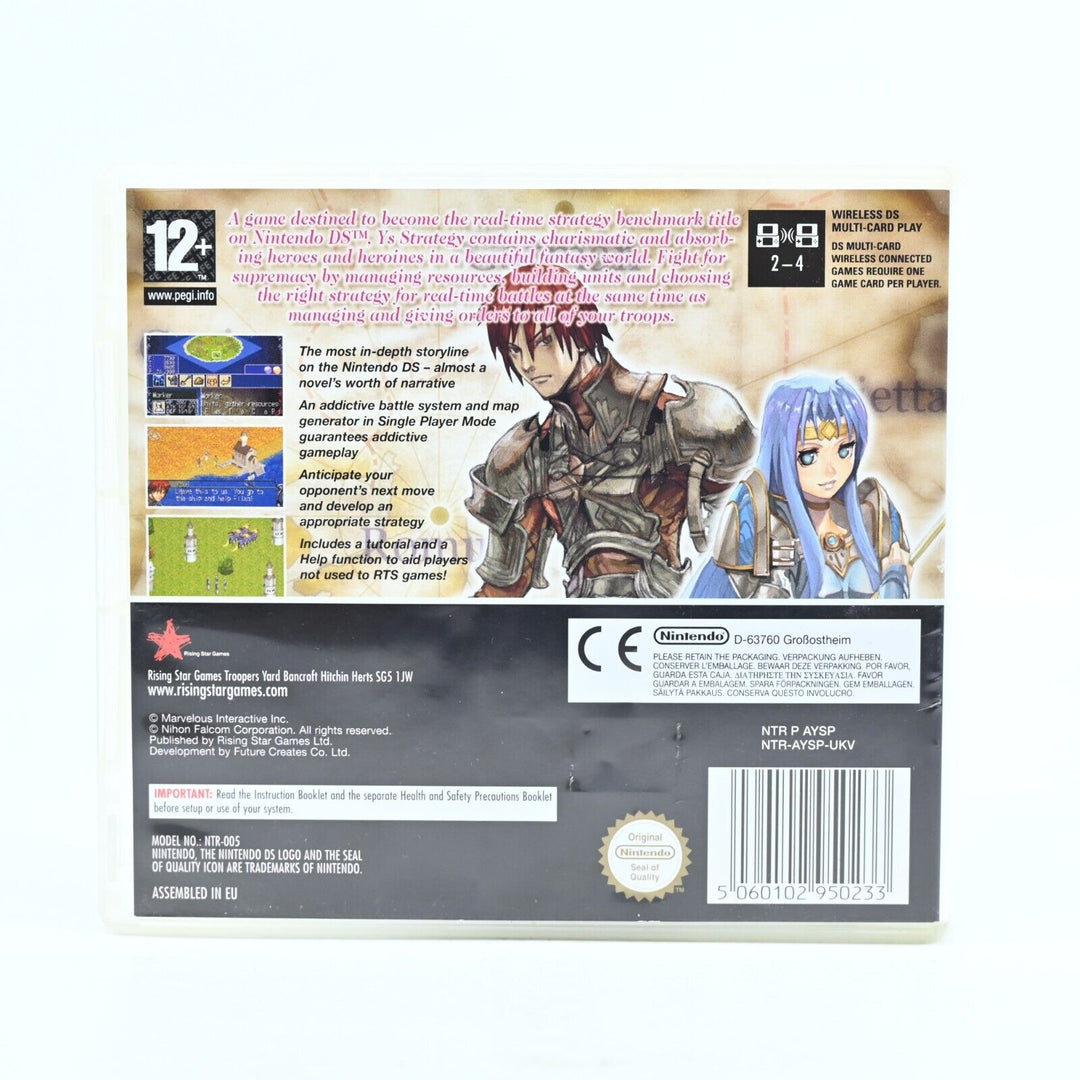 YS Strategy - Nintendo DS Game - PAL - FREE POST!